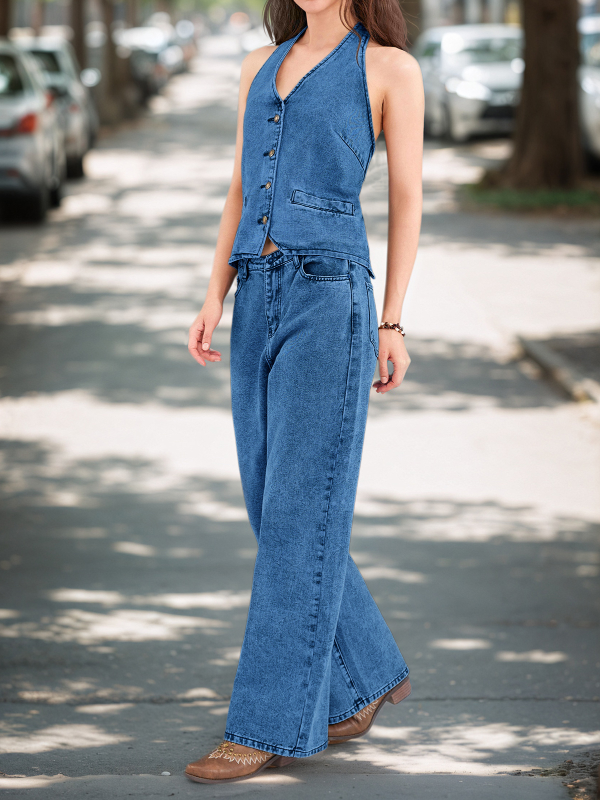 Two Piece Denim Sets