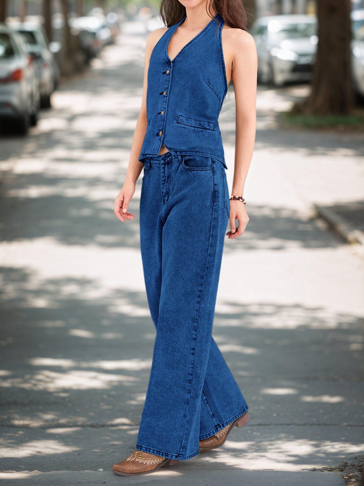 Two Piece Denim Sets