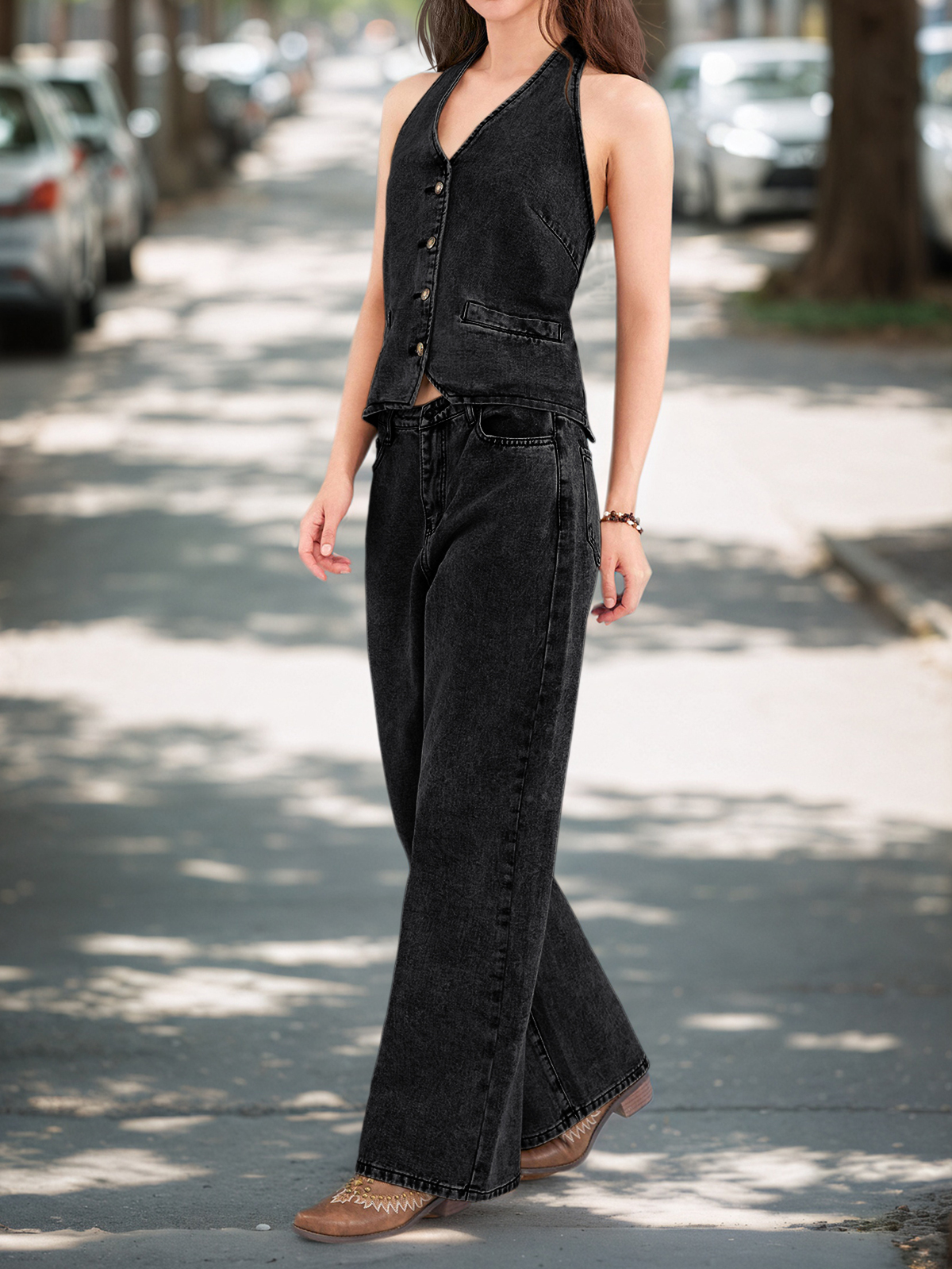 Two Piece Denim Sets