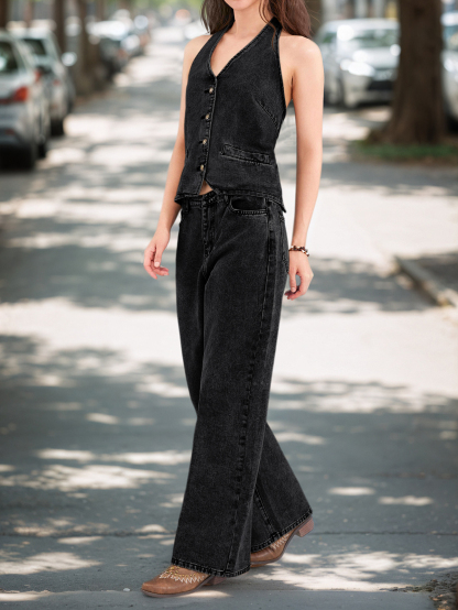 Two Piece Denim Sets