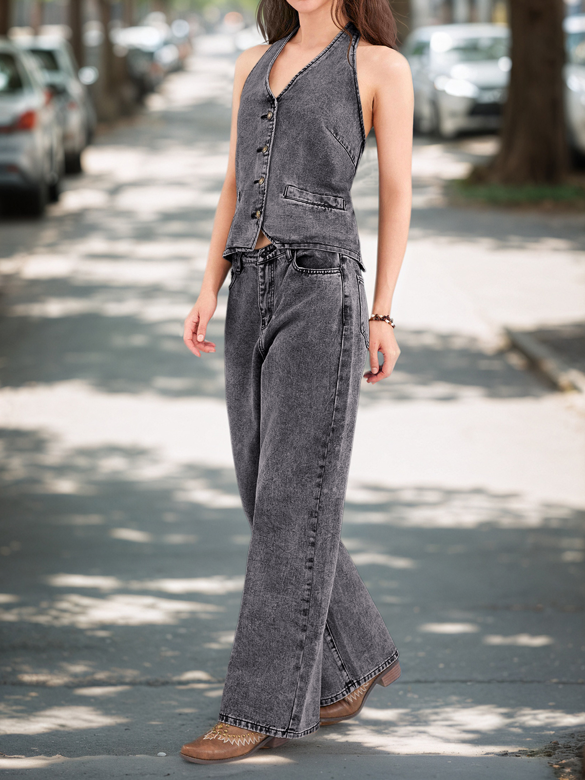 Two Piece Denim Sets