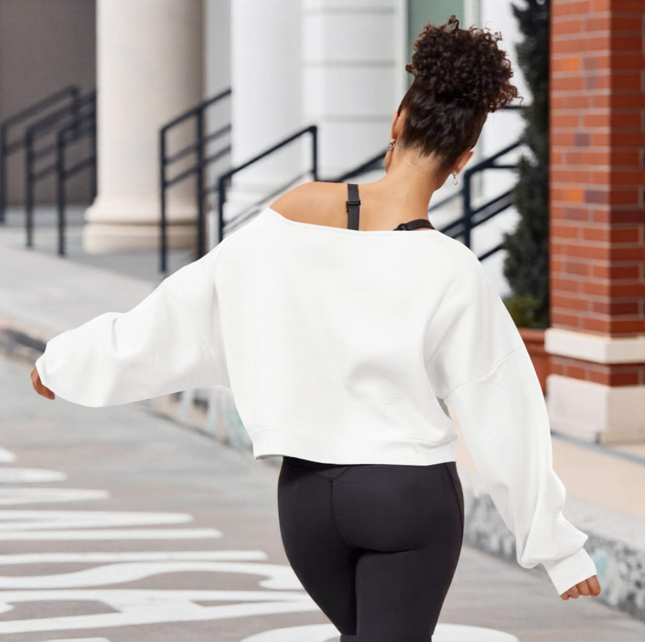 Casual Fall Off The Shoulder Crop Tops