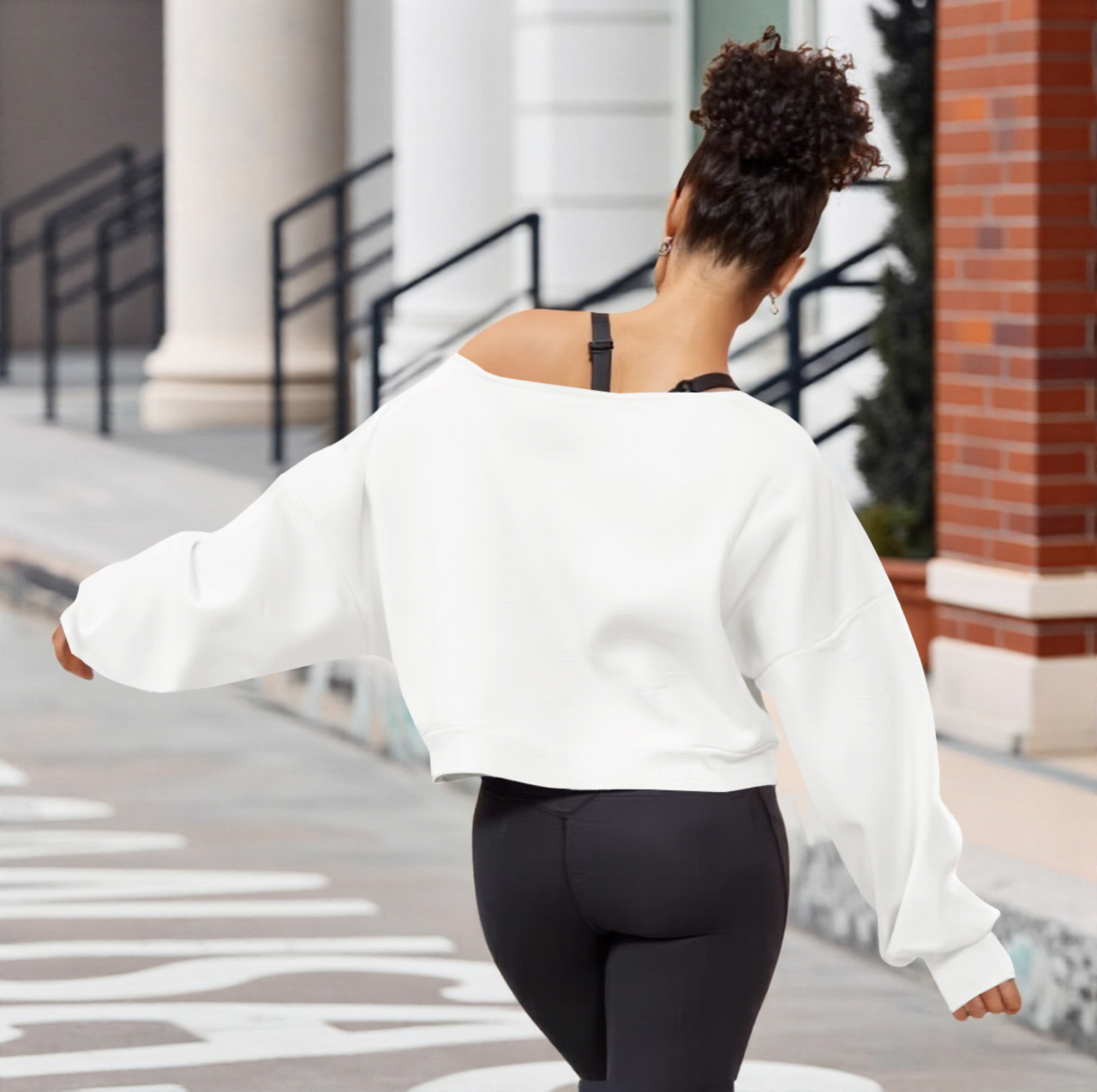 Casual Fall Off The Shoulder Crop Tops