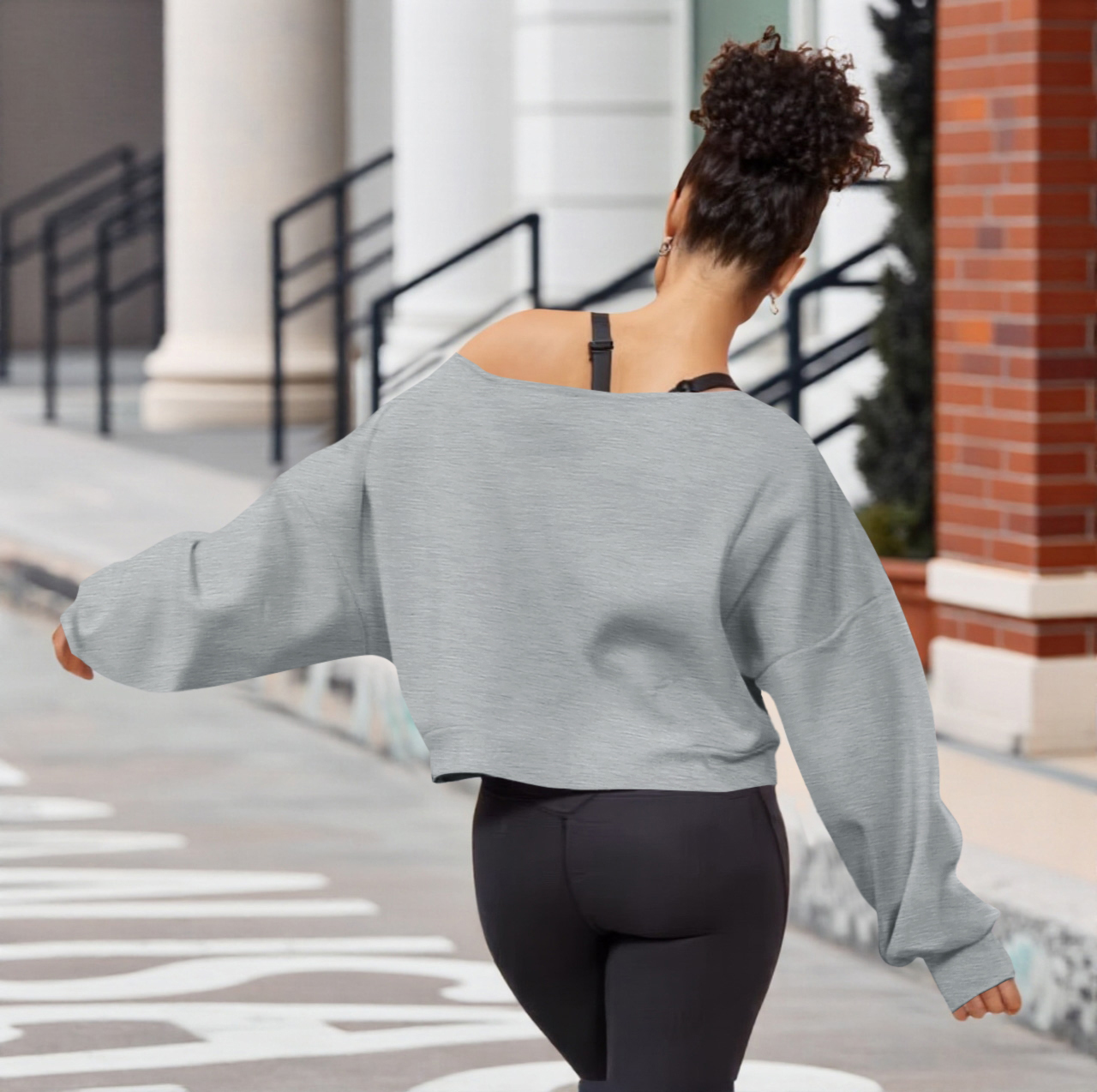 Casual Fall Off The Shoulder Crop Tops