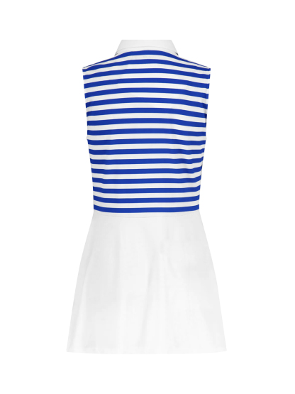 Striped Button Collared Golf Tennis Dress