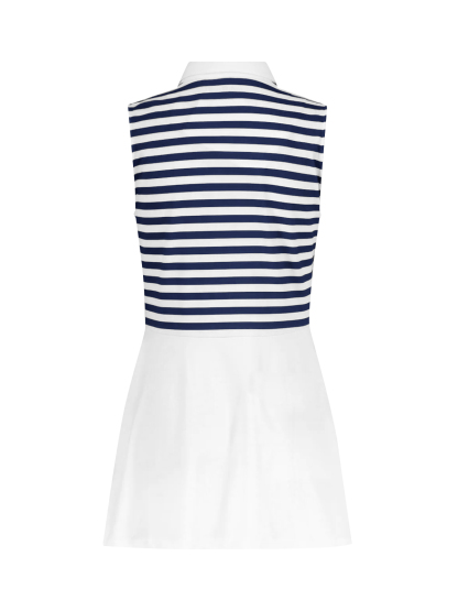 Striped Button Collared Golf Tennis Dress