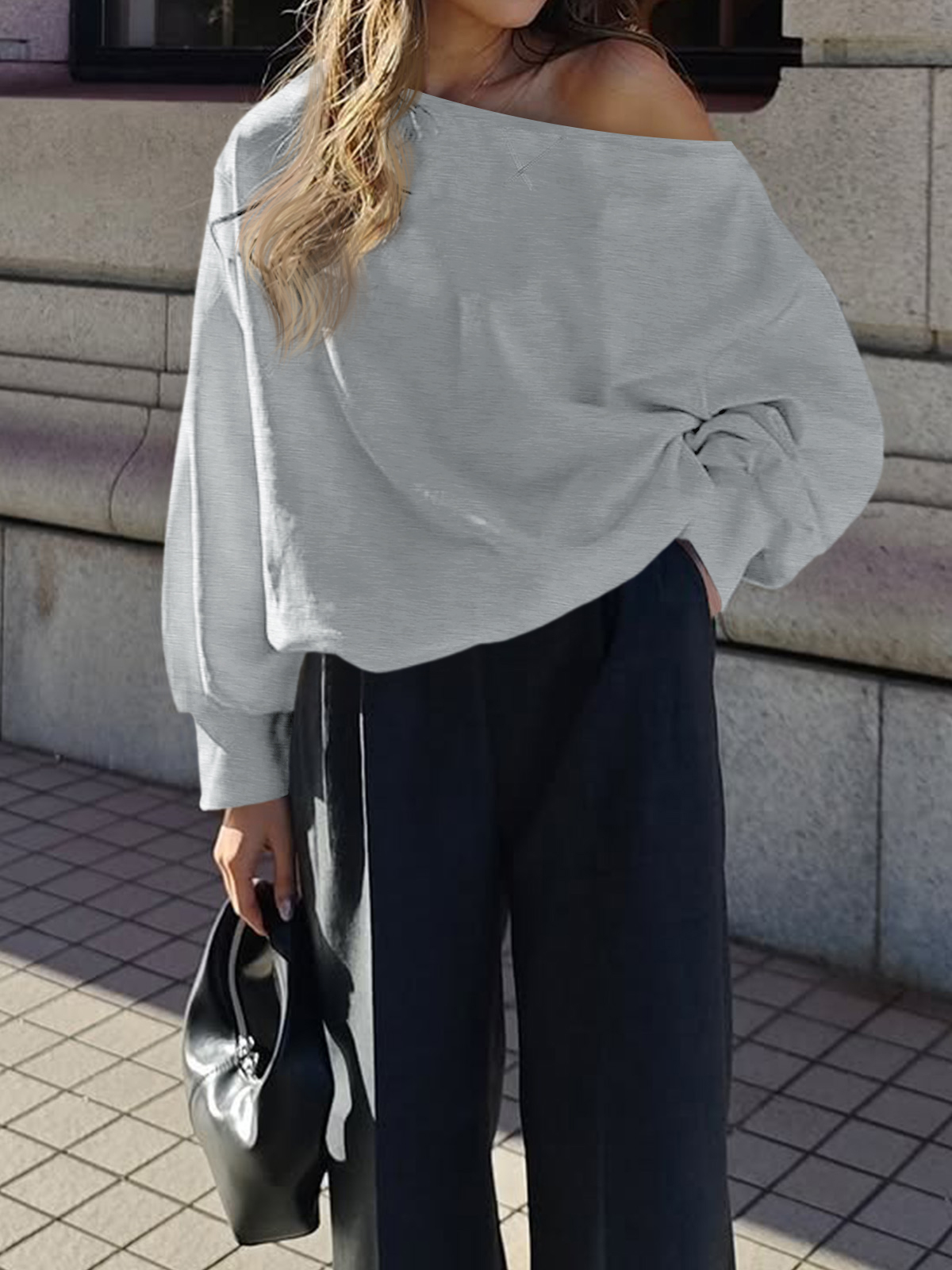 Casual Fall Off The Shoulder Crop Tops