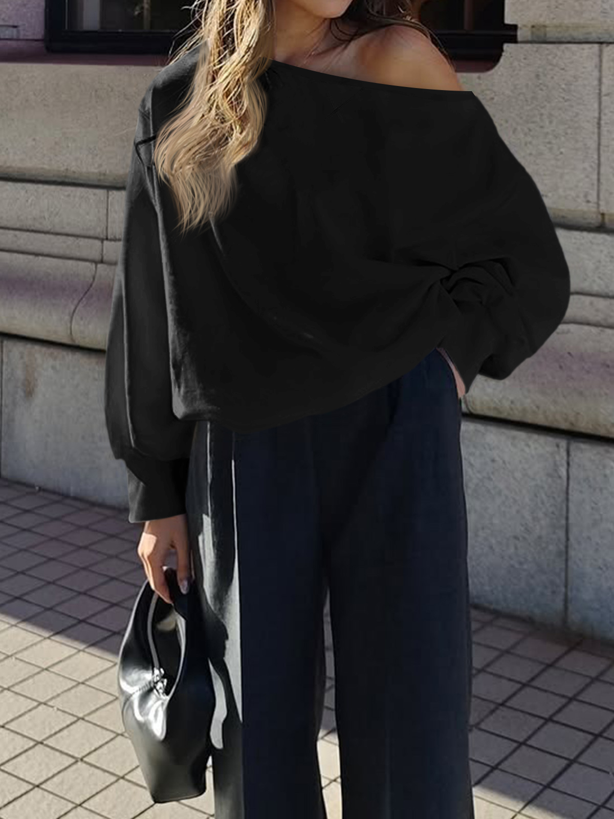 Casual Fall Off The Shoulder Crop Tops