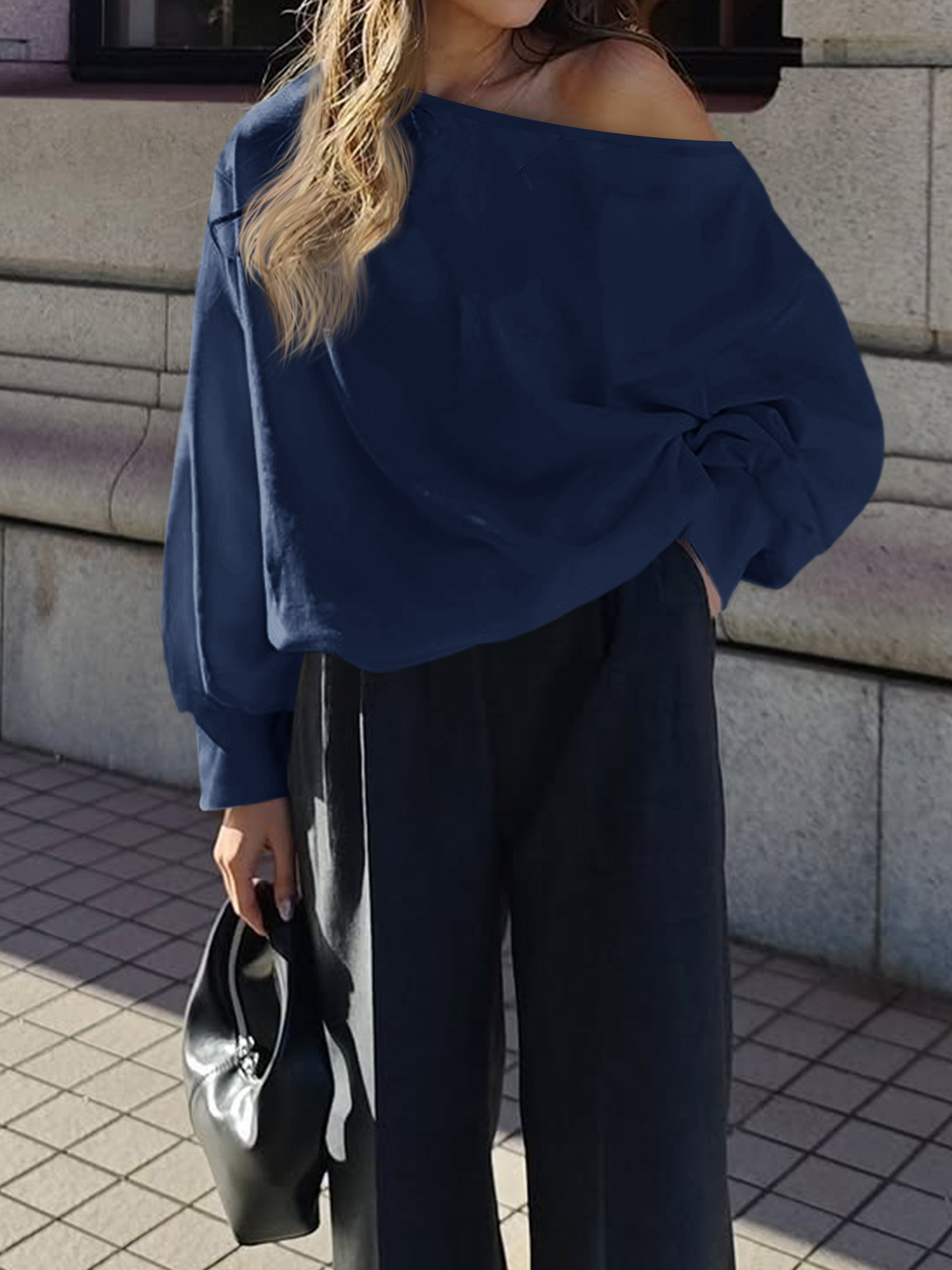 Casual Fall Off The Shoulder Crop Tops