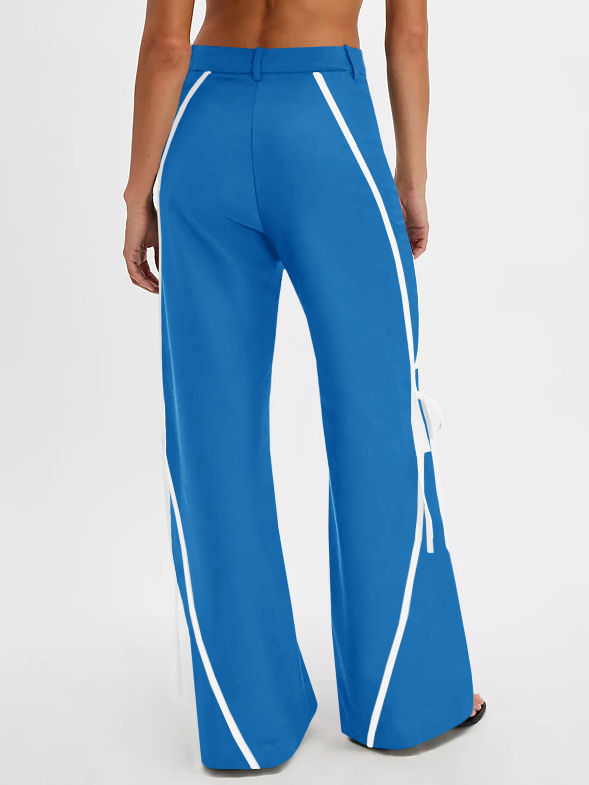 Womens Casual Straight Leg Trousers