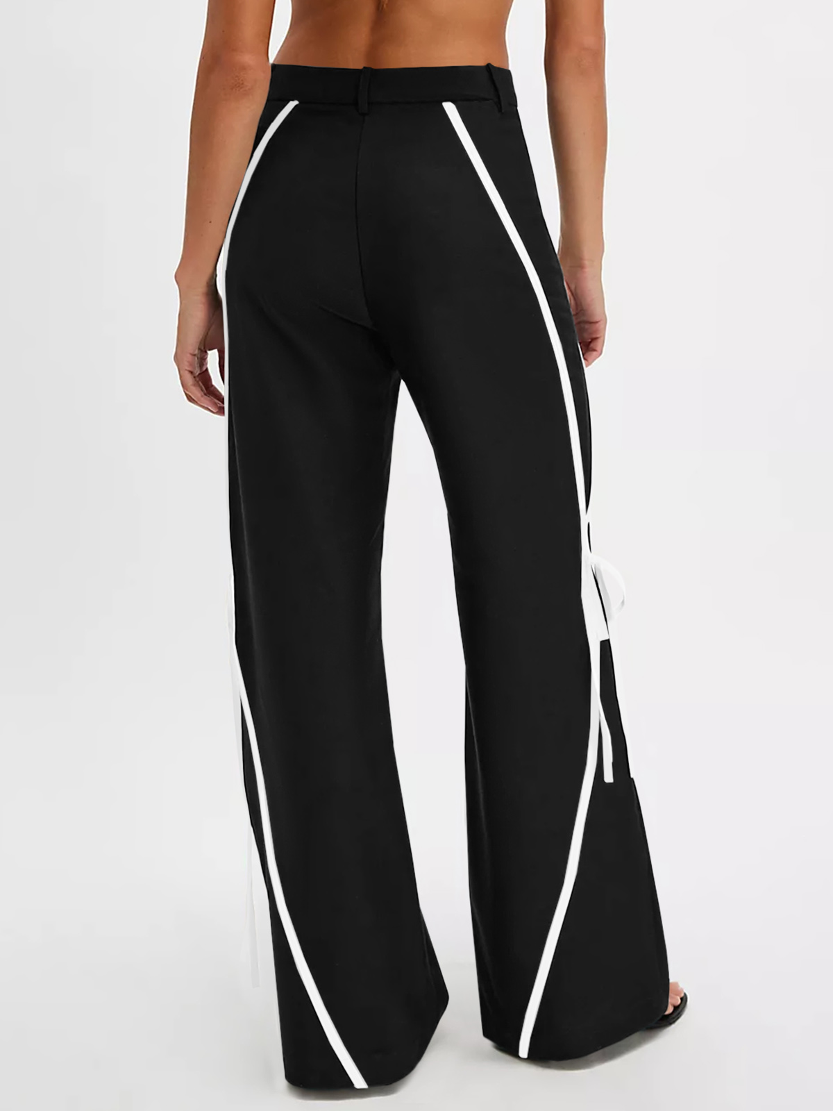 Womens Casual Straight Leg Trousers