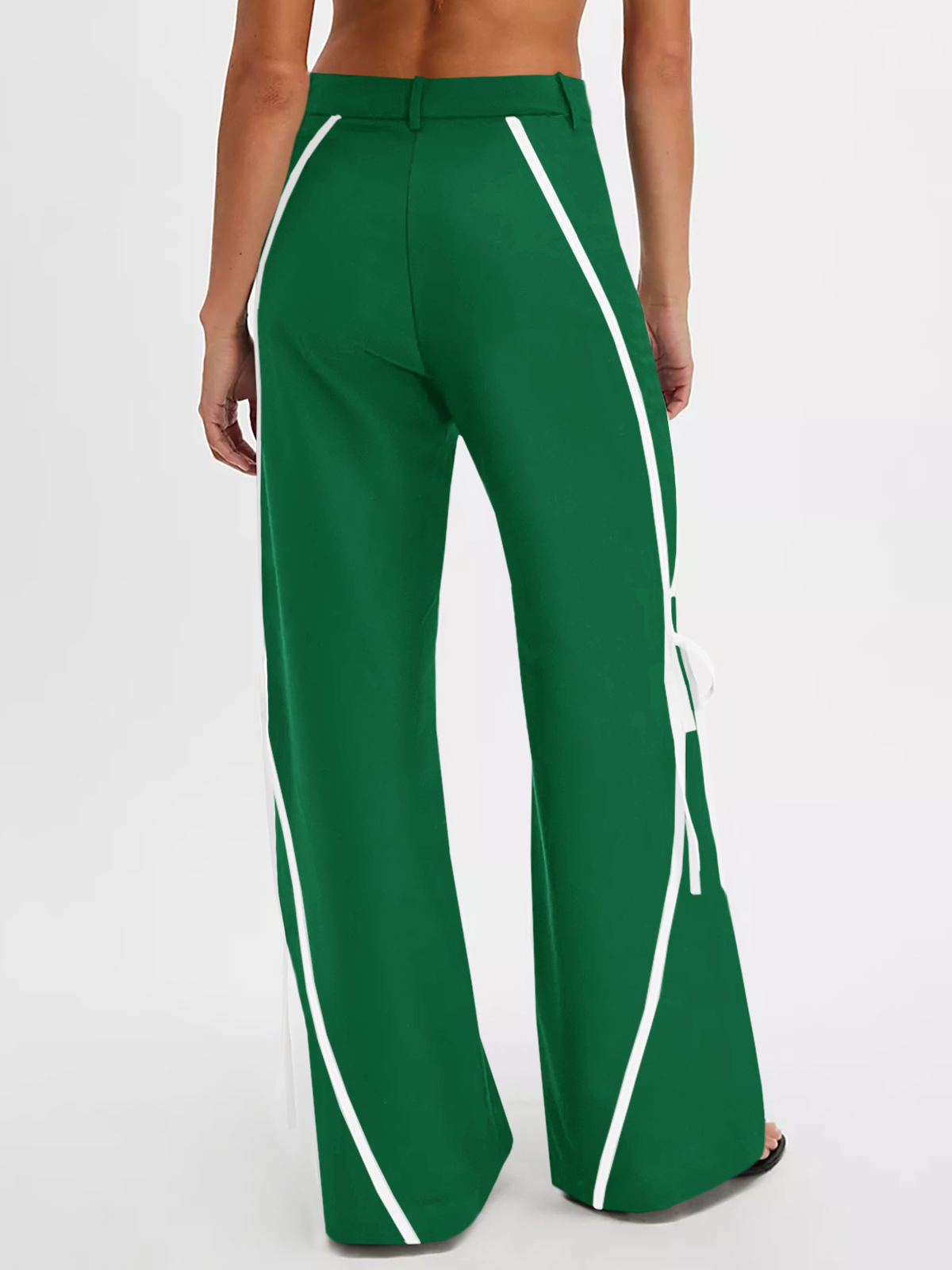 Womens Casual Straight Leg Trousers