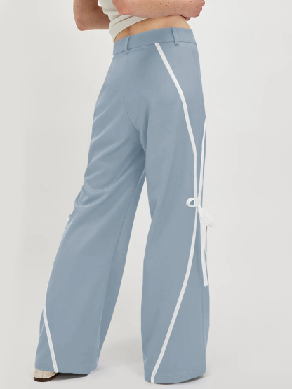 Womens Casual Straight Leg Trousers