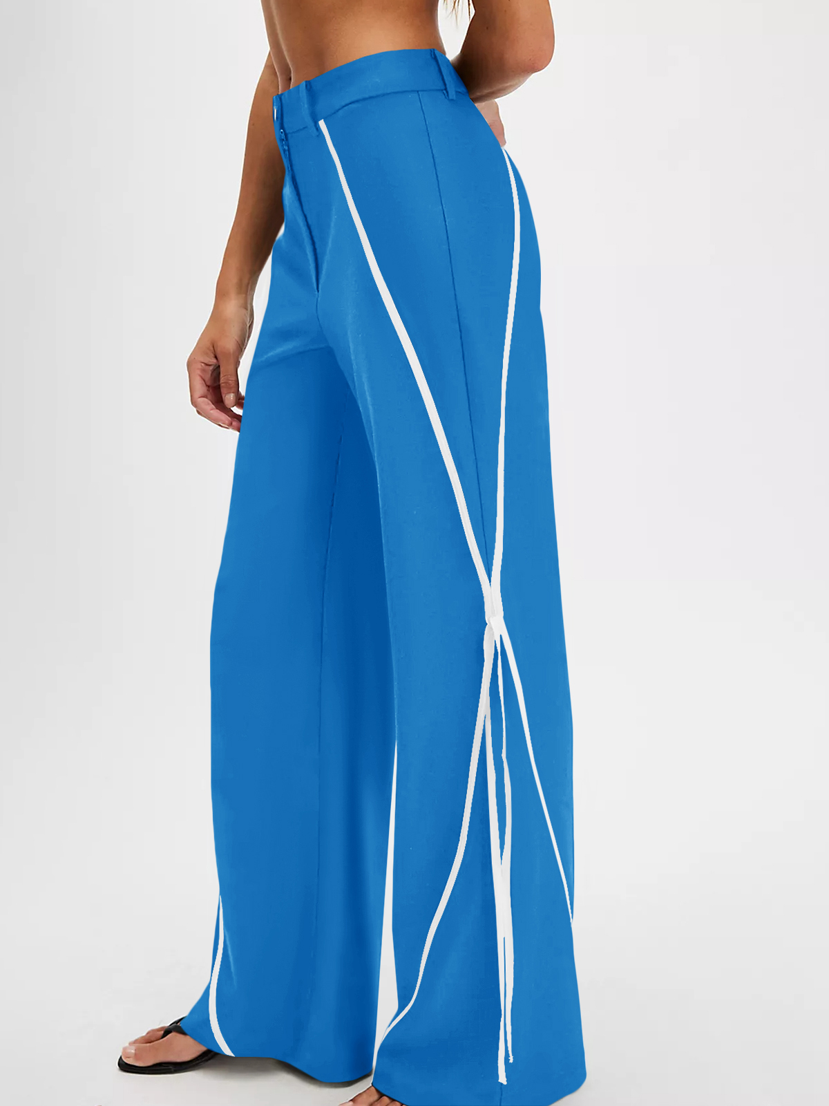 Womens Casual Straight Leg Trousers