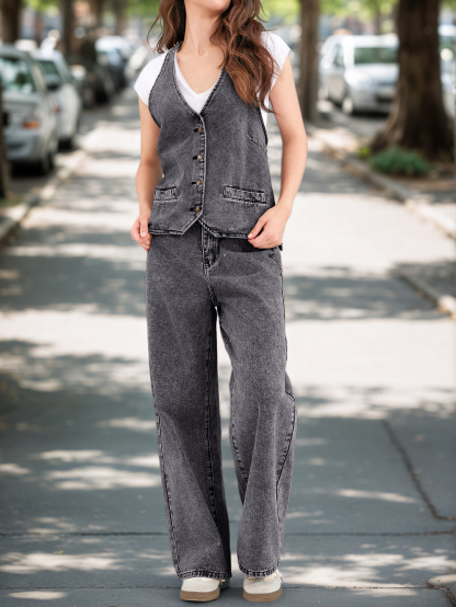 Two Piece Denim Sets