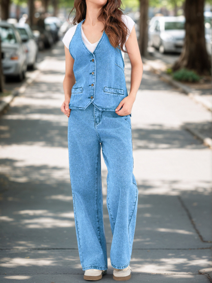 Two Piece Denim Sets