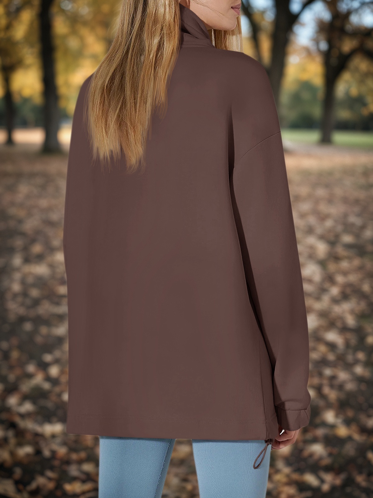 Oversized Turtle Neck Sweatshirts