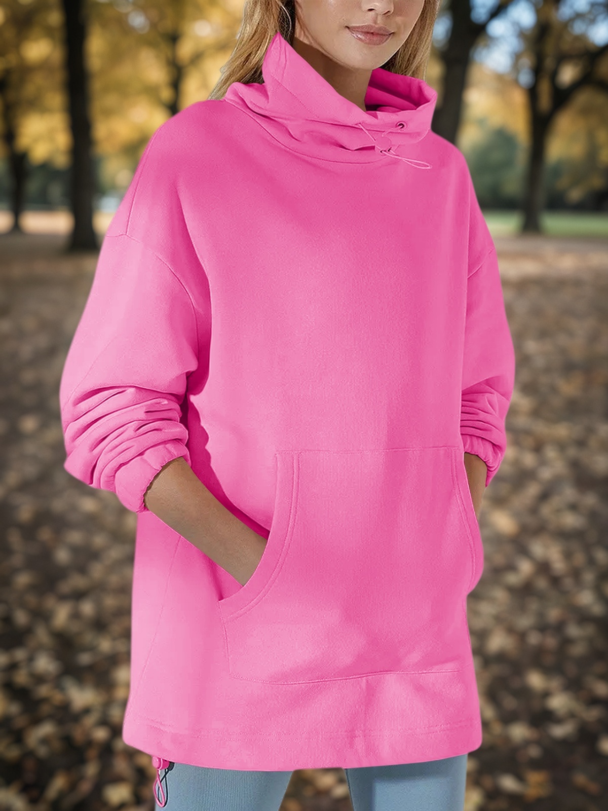 Oversized Turtle Neck Sweatshirts