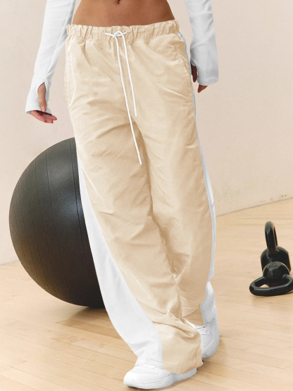 Baggy Wide Leg Track Pants