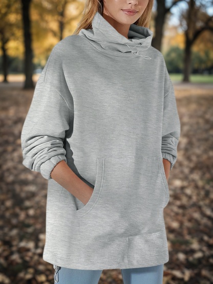 Oversized Turtle Neck Sweatshirts