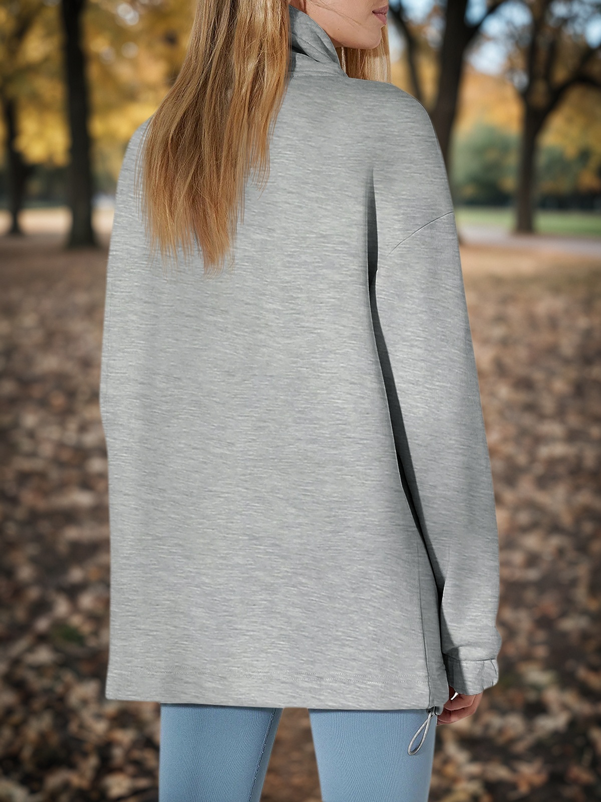 Oversized Turtle Neck Sweatshirts