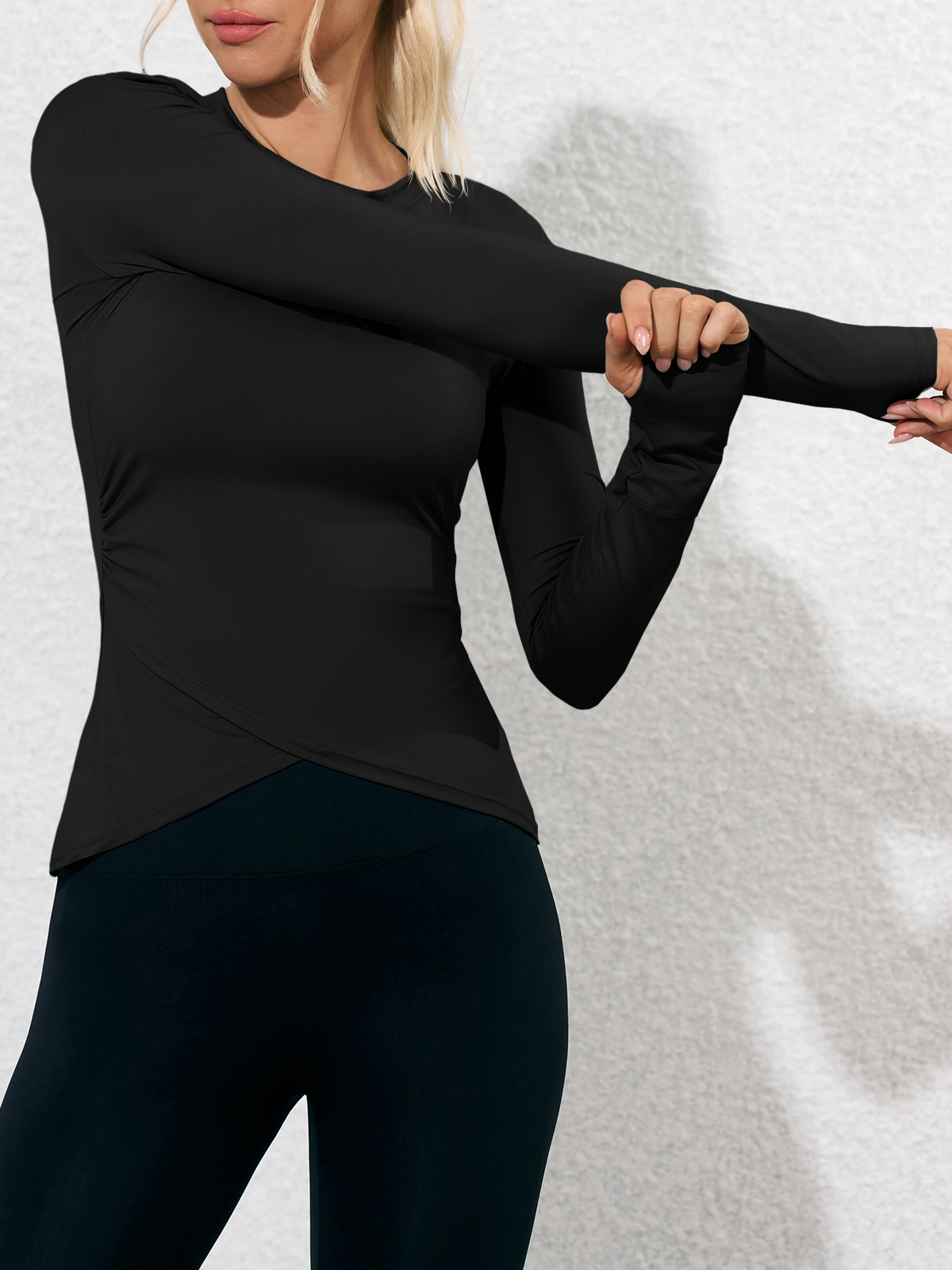 Womens Long Sleeve Workout Tops