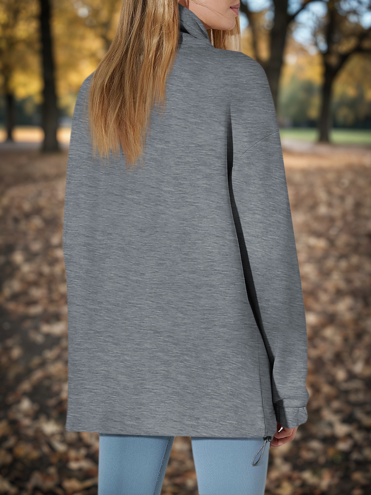 Oversized Turtle Neck Sweatshirts