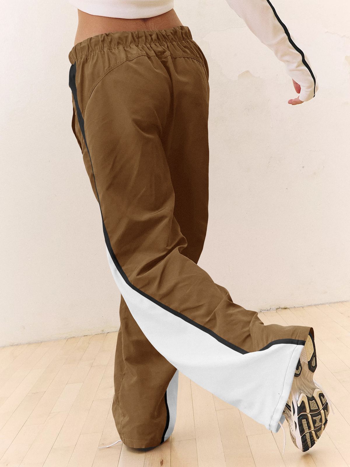 Baggy Wide Leg Track Pants