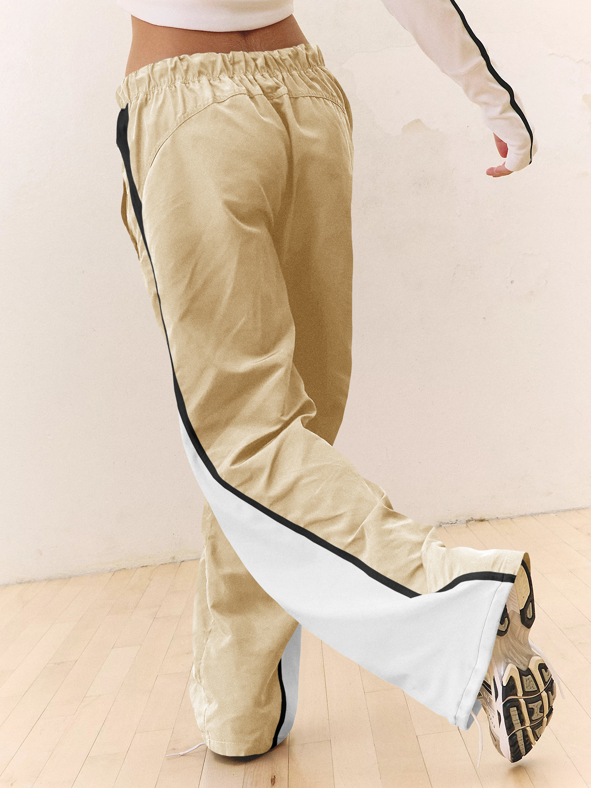 Baggy Wide Leg Track Pants