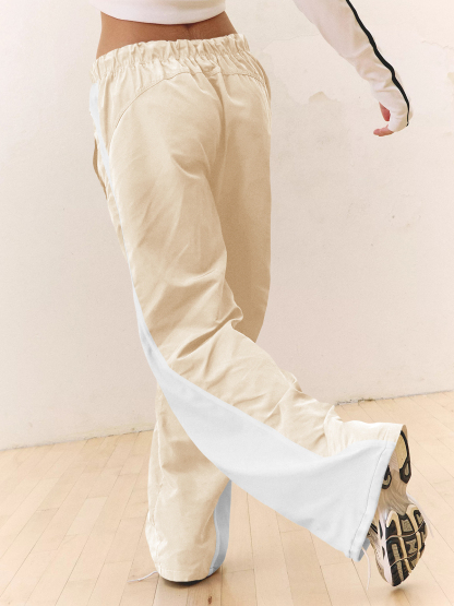 Baggy Wide Leg Track Pants