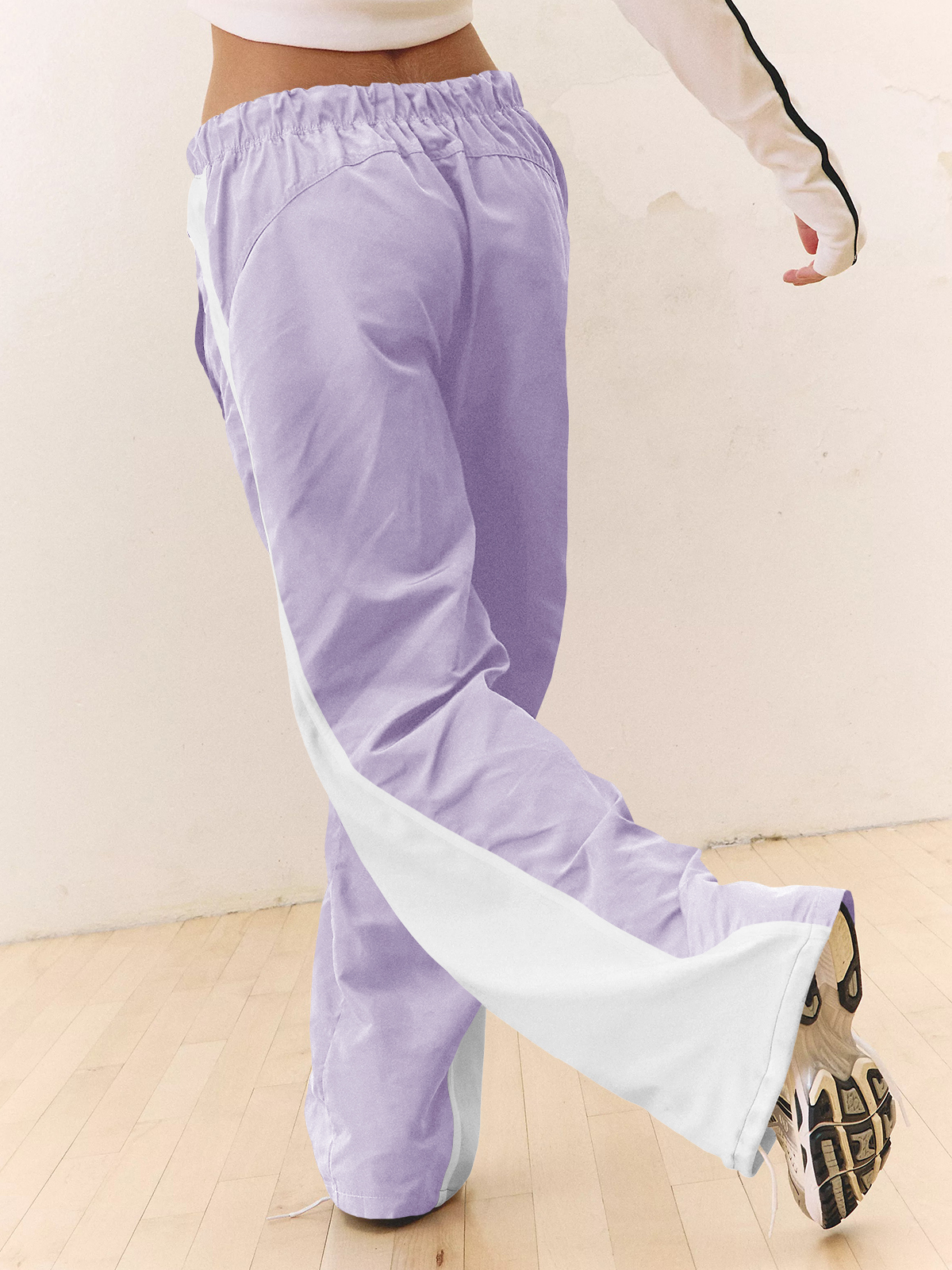 Baggy Wide Leg Track Pants