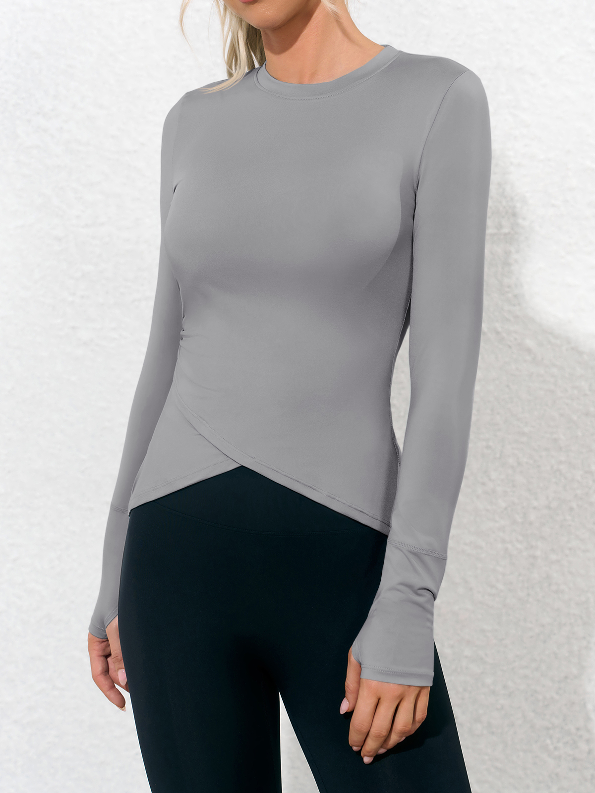 Womens Long Sleeve Workout Tops