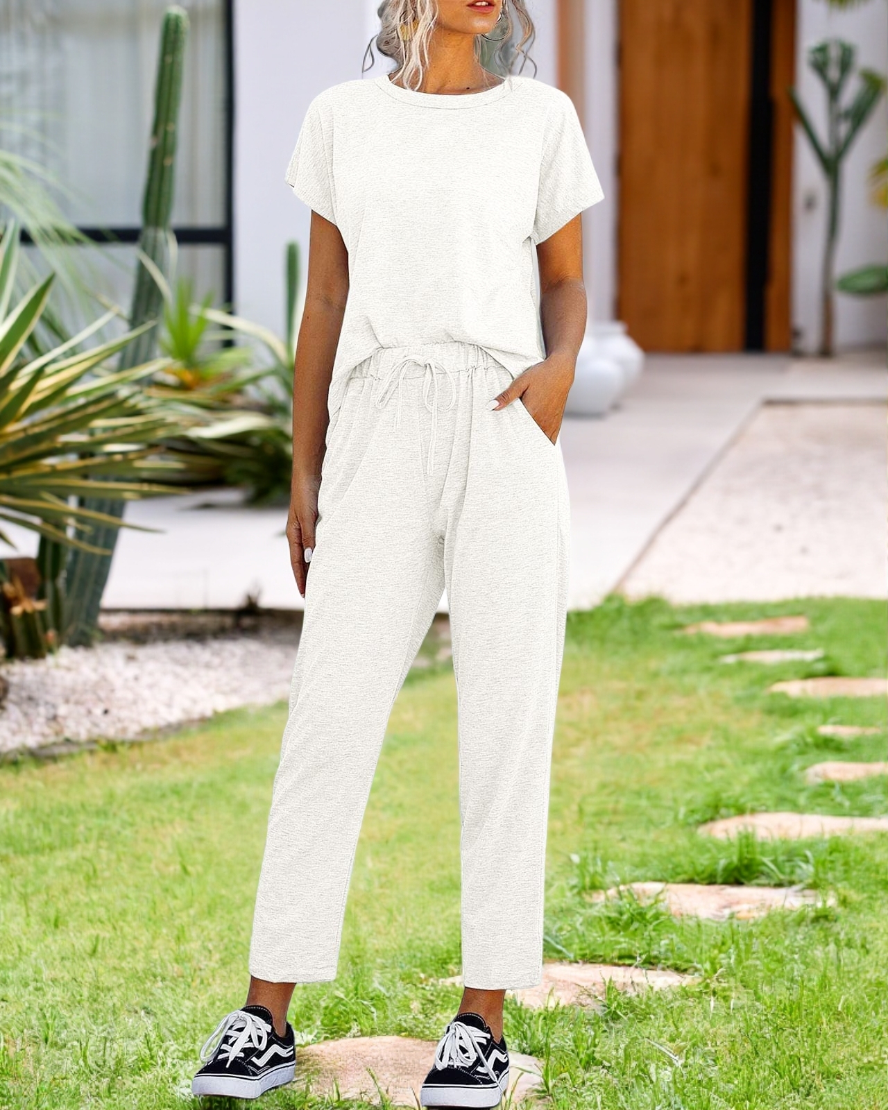 Comfy Short Sleeve Loungewear Set