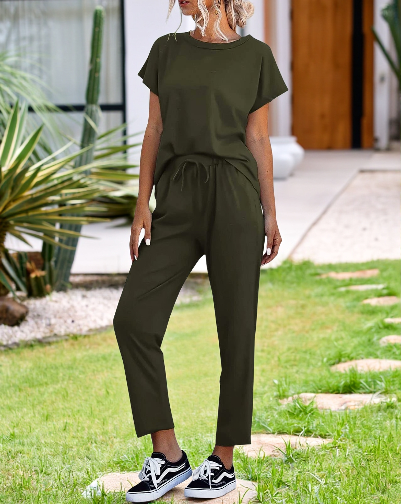 Comfy Short Sleeve Loungewear Set