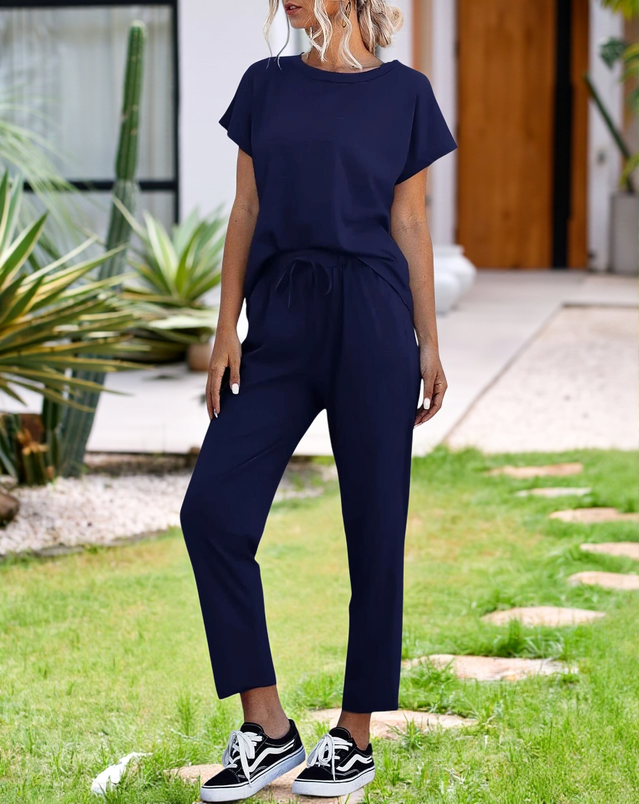 Comfy Short Sleeve Loungewear Set