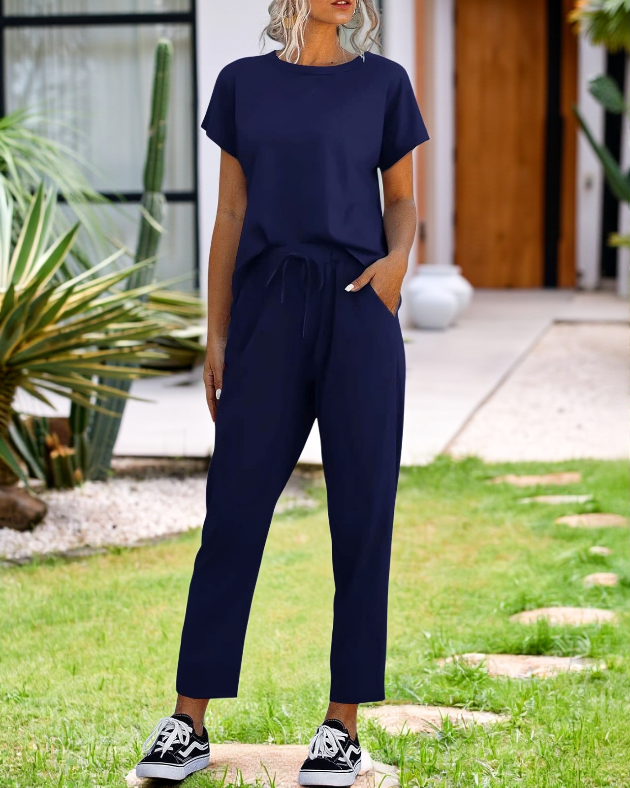 Comfy Short Sleeve Loungewear Set