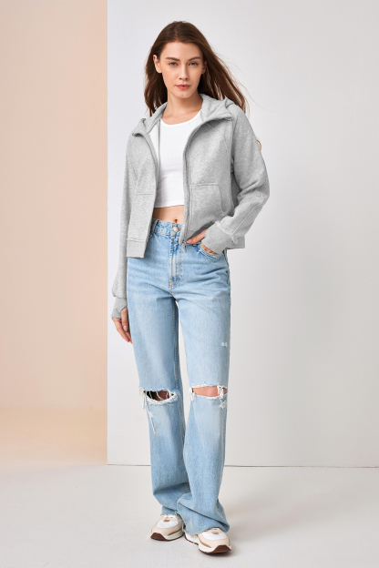 Womens Zip Up Sweatshirts