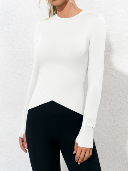 Womens Long Sleeve Workout Tops