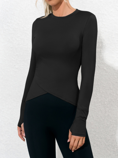 Womens Long Sleeve Workout Tops