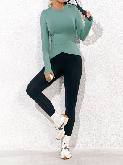 Womens Long Sleeve Workout Tops