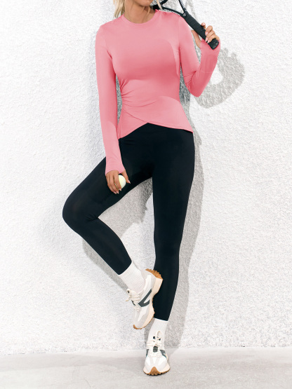 Womens Long Sleeve Workout Tops