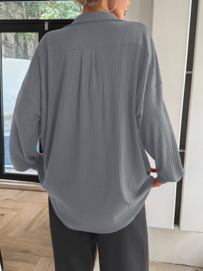 Oversized Deep V Neck Sweatshirts