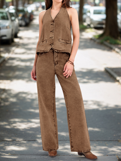 Two Piece Denim Sets