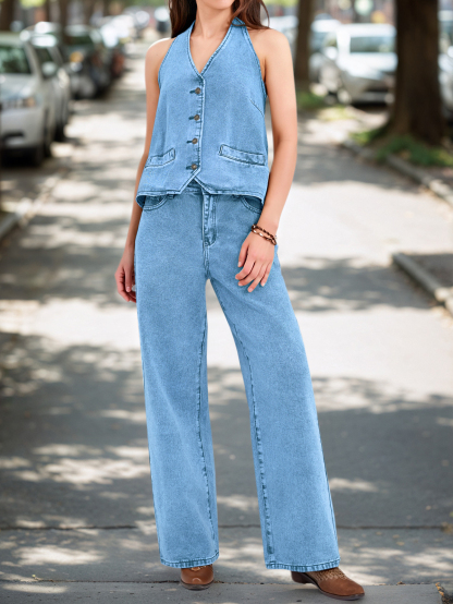 Two Piece Denim Sets