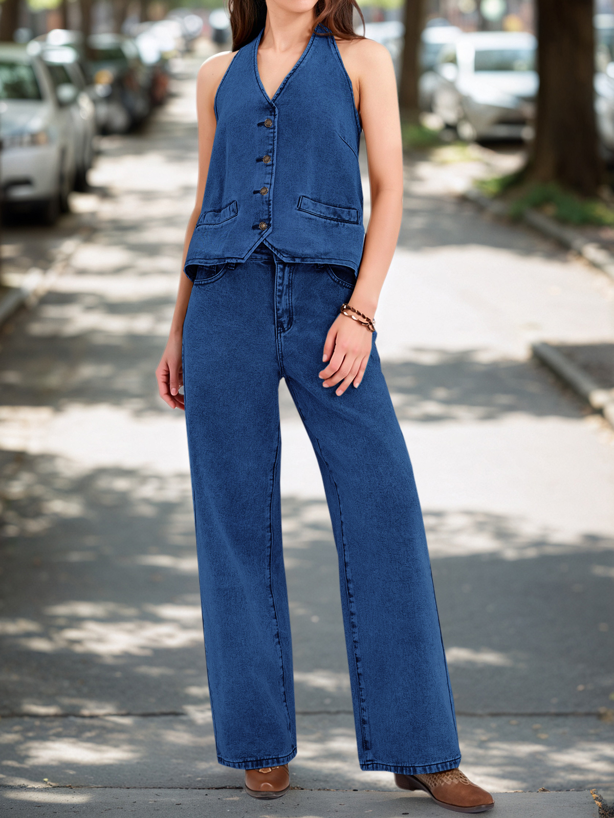 Two Piece Denim Sets