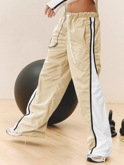Baggy Wide Leg Track Pants