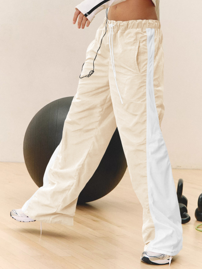 Baggy Wide Leg Track Pants