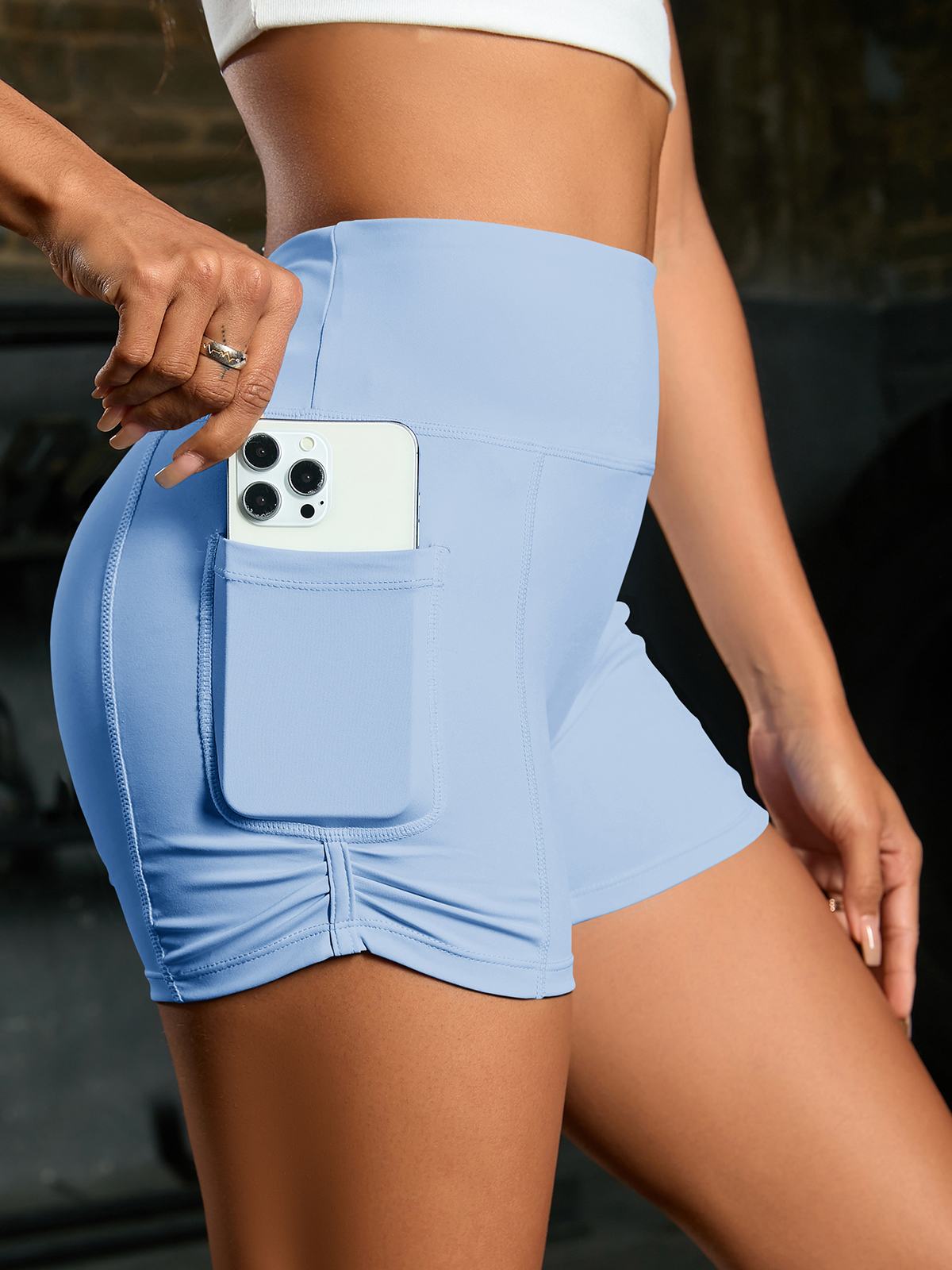 Tummy Control Butt Lifting Athletic Shorts