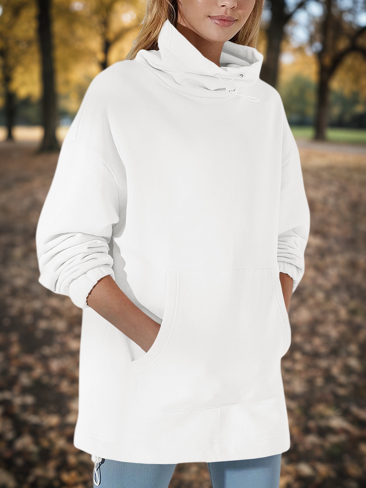 Oversized Turtle Neck Sweatshirts