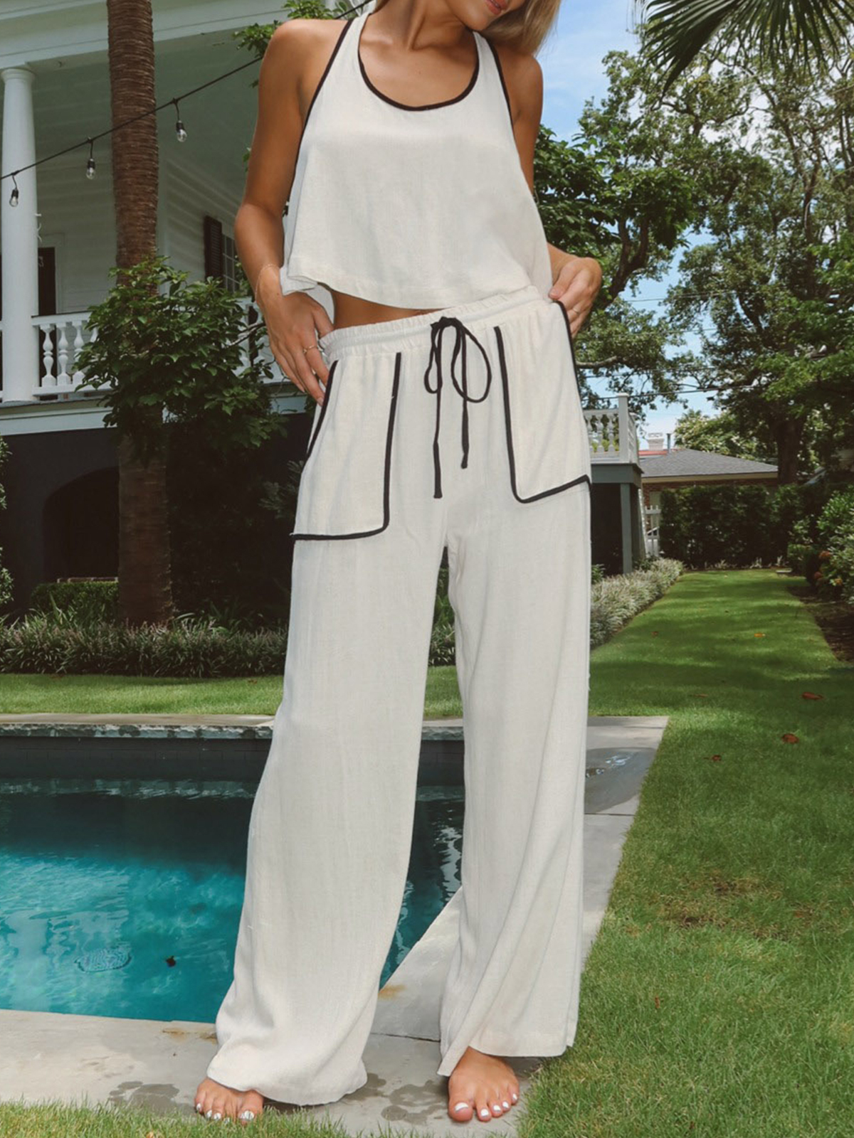 Summer 2 Piece Sets Beach Outfits